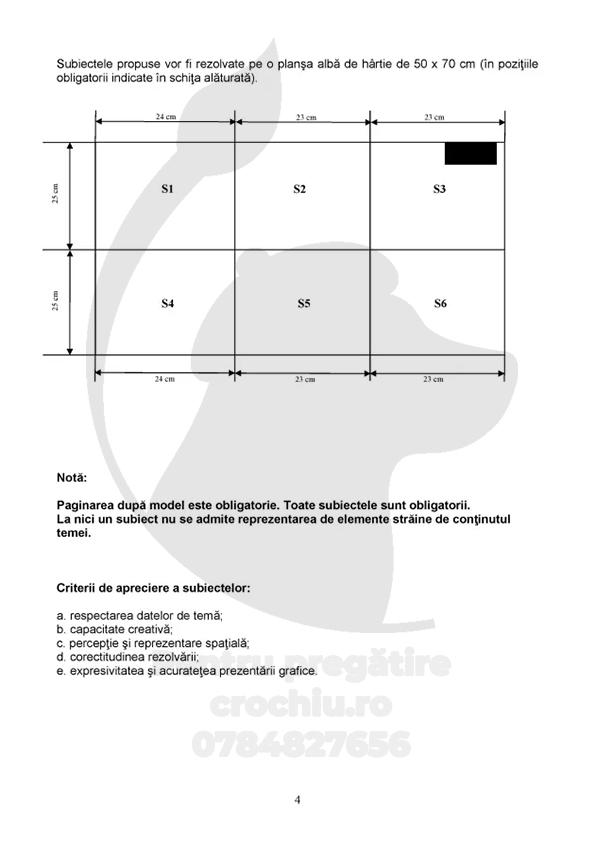 Admitere Arhitectură Mincu 2016 — planșa 4