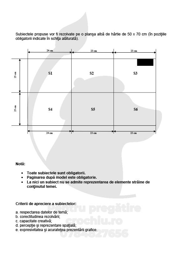 Admitere Arhitectură Mincu 2018 — planșa 4
