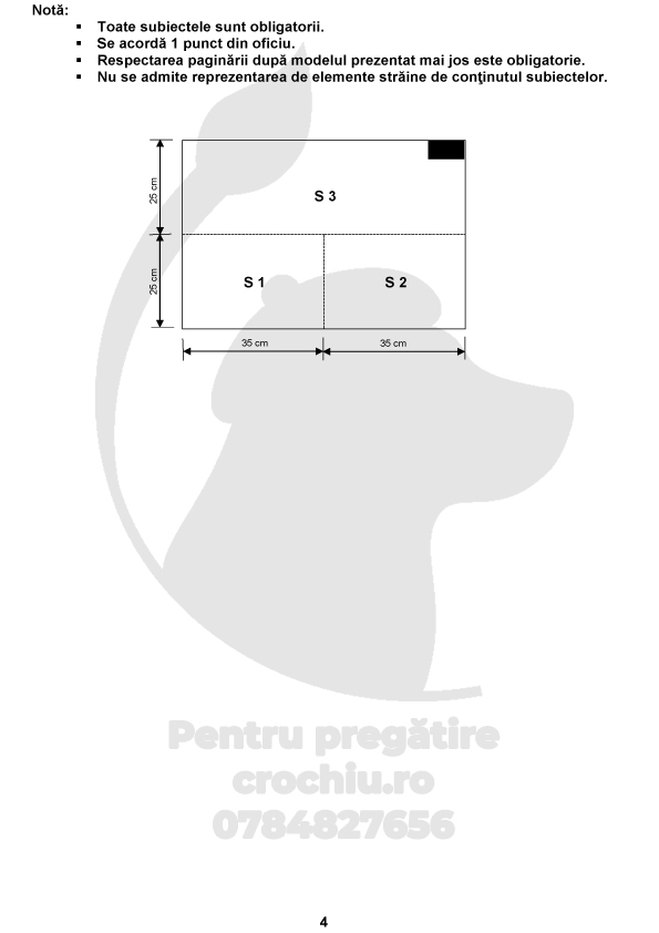 Admitere Arhitectură Mincu 2025 — planșa 4